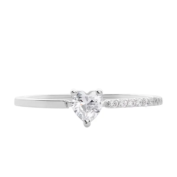 Nhẫn Huy Thanh Jewelry NPTB 326 - 14K - Đá Cubic Zirconia Màu Bạc Size 10 - Trang sức - Vua Hàng Hiệu