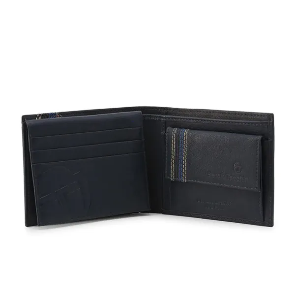 Ví Nam Sergio Tacchini Men's Wallet Nav K50TXHP029 Màu Xanh Navy - Túi xách - Vua Hàng Hiệu