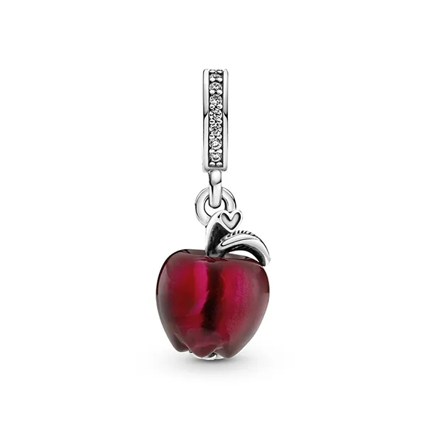 Hạt Vòng Charm Pandora Murano Glass Red Apple Dangle 799534C01 Màu Đỏ Bạc - Trang sức - Vua Hàng Hiệu