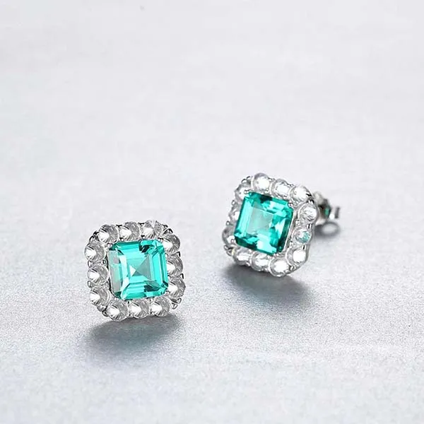 Khuyên Tai Kya Jewel Cao Cấp Đính Đá Cz Sang Trọng Cho Phái Nữ SE101