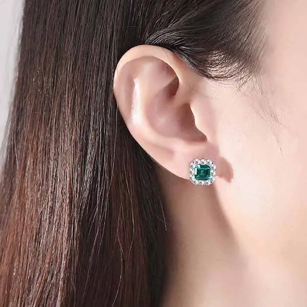 Khuyên Tai Kya Jewel Cao Cấp Đính Đá Cz Sang Trọng Cho Phái Nữ SE101