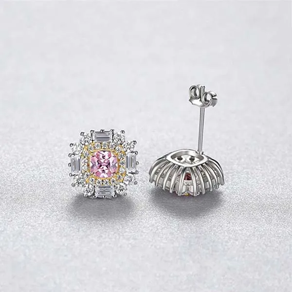 Khuyên Tai Kya Jewel Nữ Màu Hồng Nữ Tính Và Ngọt Ngào SE103