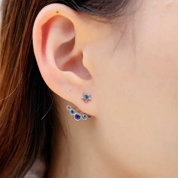 Khuyên Tai Kya Jewel Sắc Màu Swarovski Ấn Tượng E242 - Trang sức - Vua Hàng Hiệu