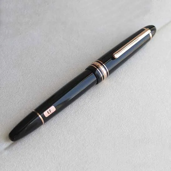 Bút Máy Montblanc Meisterstuck Rose Gold Coated LeGrand Fountain Pen 112670 Màu Đen - 4