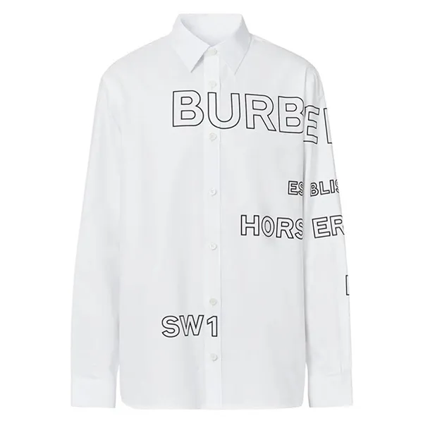 Áo Sơ Mi Burberry Tennyson 8036768-1007 Màu Trắng