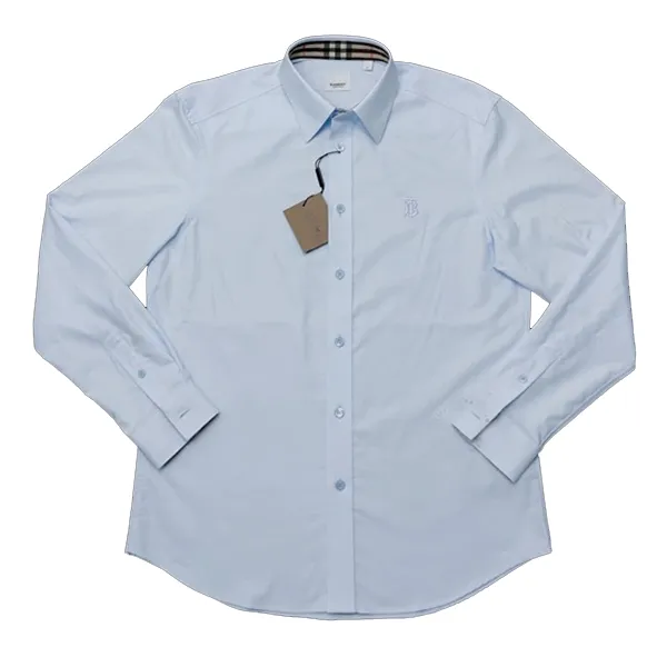 Áo Sơ Mi Nam Burberry Màu Xanh Blue Size S