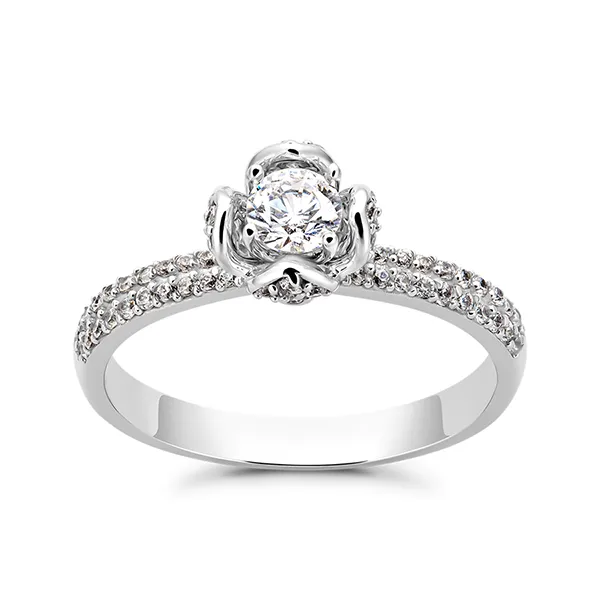 Nhẫn Huy Thanh Jewelry NDINO 224 - 14K - Đá Cubic Zirconia Màu Bạc - Trang sức - Vua Hàng Hiệu