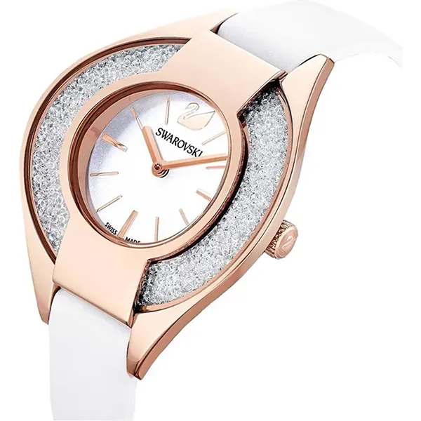 Đồng Hồ Nữ Swarovski Crystalline Sporty Watch 5547635 Màu Hồng Trắng