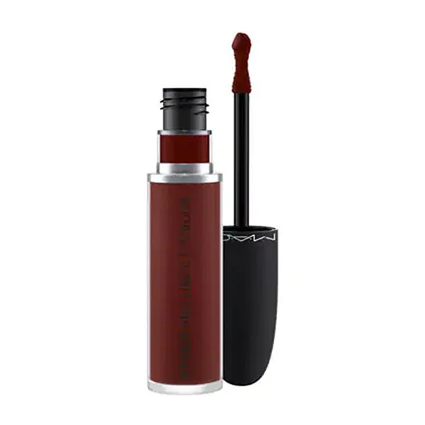 Son MAC Powder Kiss Liquid Lipcolour 993 Pretty Pleast Màu Đỏ Mận 5ml - Son Môi - Vua Hàng Hiệu