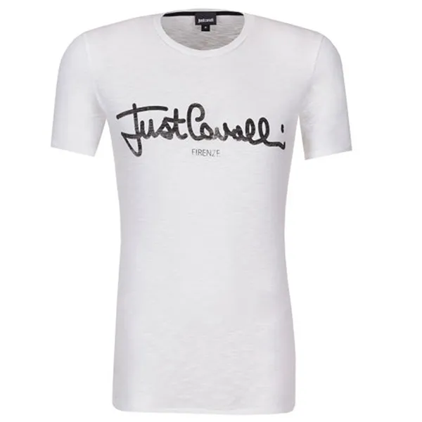 Áo Phông Just Cavalli T-shirt For Men Màu Trắng Size S