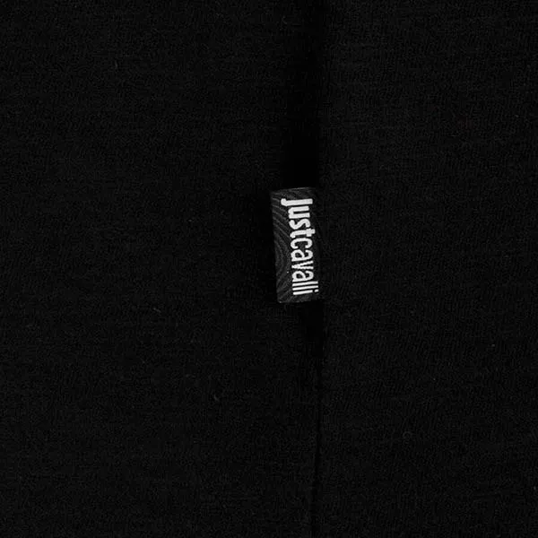 Áo Phông Just Cavalli T-shirt For Men Màu Đen Size M - Thời trang - Vua Hàng Hiệu