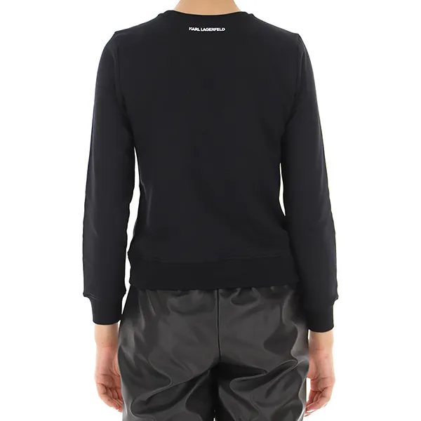 Áo Nỉ Karl Lagerfeld Ikonik Karl Sweatshirt 210W1820 Màu Đen