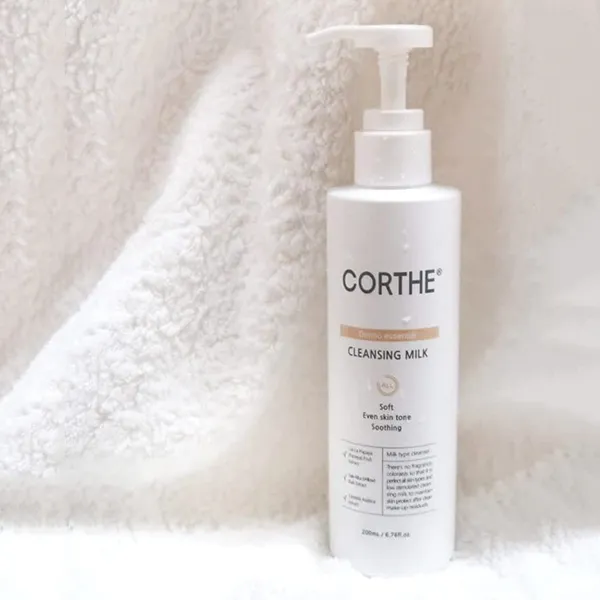Sữa Rửa Mặt Corthe Dermo Essential Cleansing Milk 200ml - Sữa Rửa Mặt - Vua Hàng Hiệu