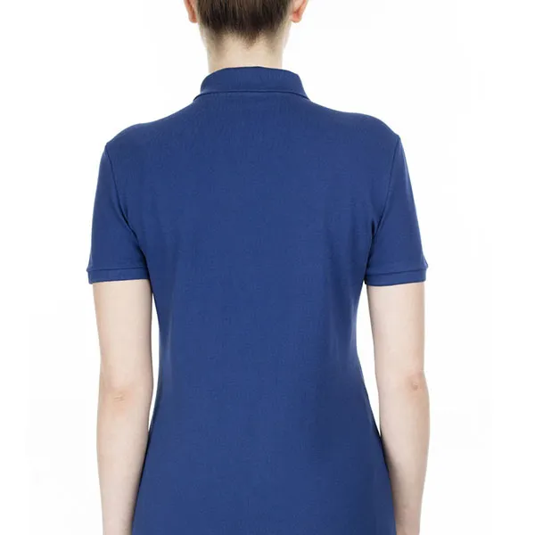 Áo Polo Nữ Lacoste T-Shirt Kadın Polo PF5462 F9F Màu Xanh Dương - Thời trang - Vua Hàng Hiệu