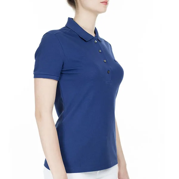Áo Polo Nữ Lacoste T-Shirt Kadın Polo PF5462 F9F Màu Xanh Dương - Thời trang - Vua Hàng Hiệu