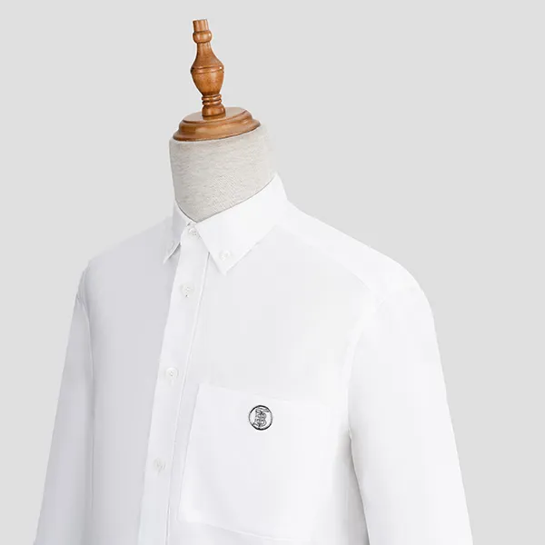 Áo Sơ Mi Burberry Logo 8041695-1005 Màu Trắng
