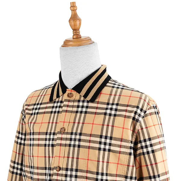 Áo Sơ Mi Burberry Men's Towner Cotton Poplin Shirt With Tartan Pattern 8050131-1002 Phối Màu