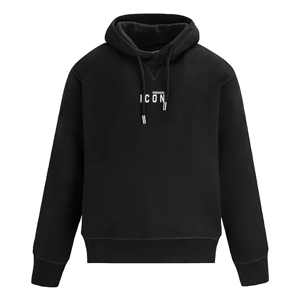 Áo Hoodie Dsquared2 Be Icon S79GU0010 S25516 900 Màu Đen