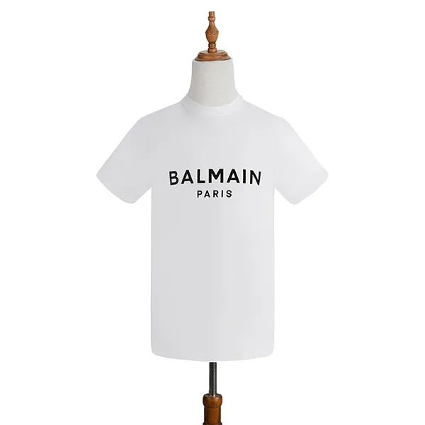 Áo Phông Balmain XH0EF000BB23 GAB Màu Trắng