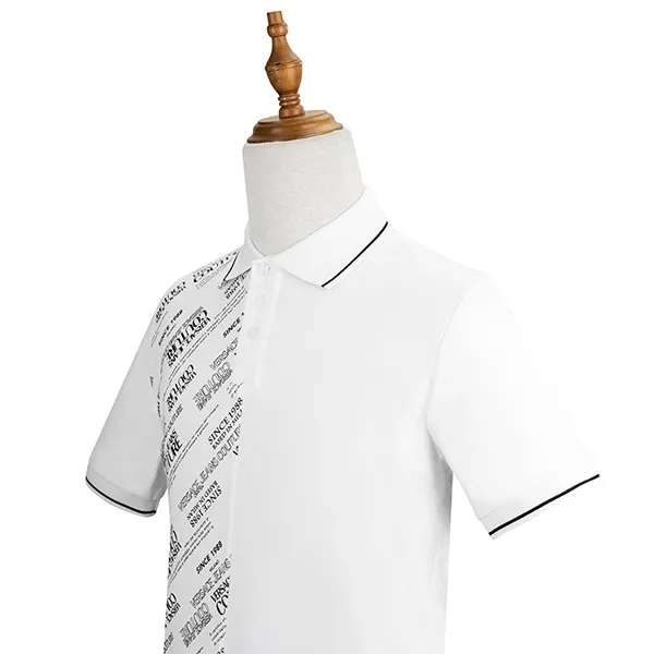 Áo Polo Nam Versace Jeans Couture Polo 71GAG627 Màu Trắng Size M - Thời trang - Vua Hàng Hiệu
