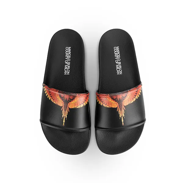Dép Marcelo Burlon County Of Milan CMIC001F22PLA0021026 Màu Đen Size 41 - Dép - Vua Hàng Hiệu