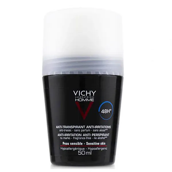 Lăn Khử Mùi Vichy Homme Anti-Transpirant 48h 50ml - Lăn khử mùi - Vua Hàng Hiệu