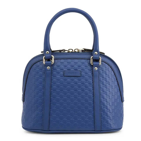 Túi Xách Tay Gucci Dome Satchel Shoulder Bag 449663_BMJ1G-4231 Màu Xanh Dương