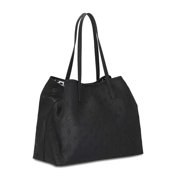 Túi Tote Guess Women's Shoulder Bag VIKKY-HWHB69-95240 Màu Đen - Túi xách - Vua Hàng Hiệu