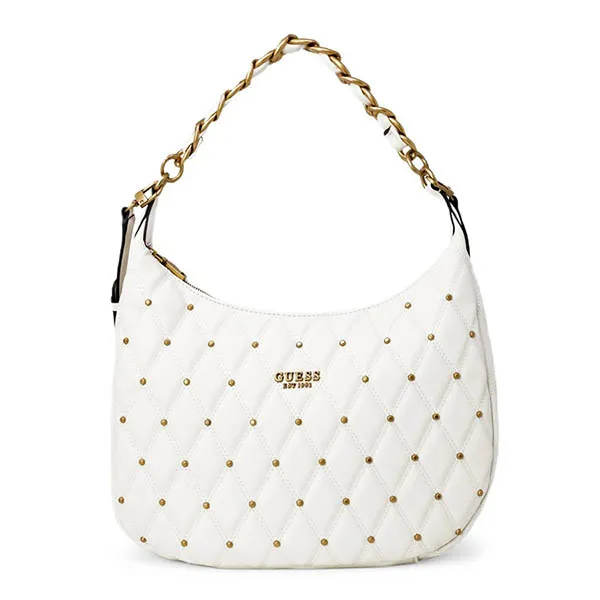 Túi Xách Guess Women's Shoulder Bag TRIANA-HWQS85-53020 Màu Trắng - Túi xách - Vua Hàng Hiệu