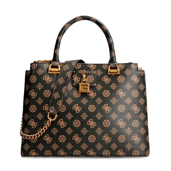 Túi Tote Guess CENTRE-STAGE-HWPB85-04060 Màu Nâu Đen - Túi xách - Vua Hàng Hiệu