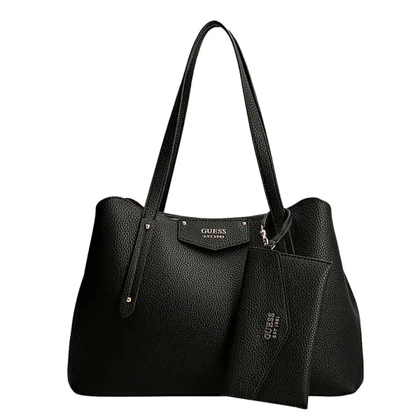 Túi Đeo Vai Guess Eco-Brenton-HWEVG8-39009 Màu Đen