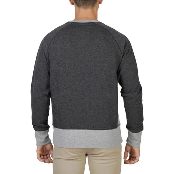 Áo Nỉ Nam Oxford University Dài Tay OXFORD-FLEECE-RAGLAN-GREY Màu Xám Size M - Thời trang - Vua Hàng Hiệu