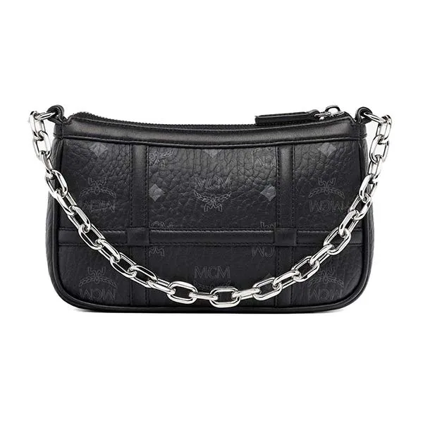 Túi Đeo Vai MCM Aren Shoulder Bag in Visetos Màu Đen - Túi xách - Vua Hàng Hiệu