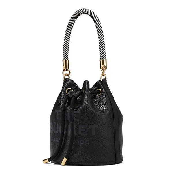 Túi Đeo Chéo Marc Jacobs The Leather Bucket Bag Màu Đen