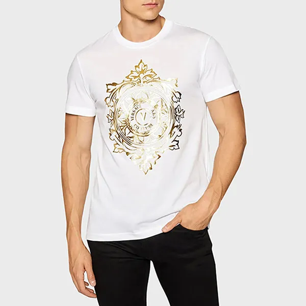 Áo Thun Versace Jeans Couture 71GAHF05 CJ00F G03 Màu Trắng Size XS - Thời trang - Vua Hàng Hiệu