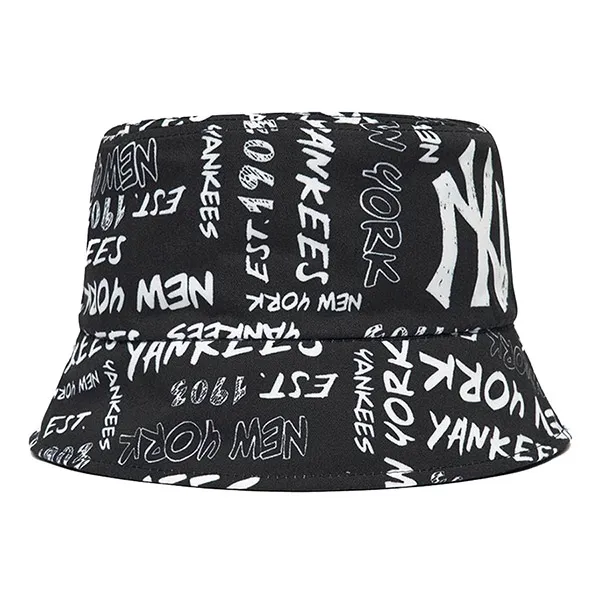 Mũ MLB Bucket Hat 3AHT0521N-50BKS Màu Đen Size 57