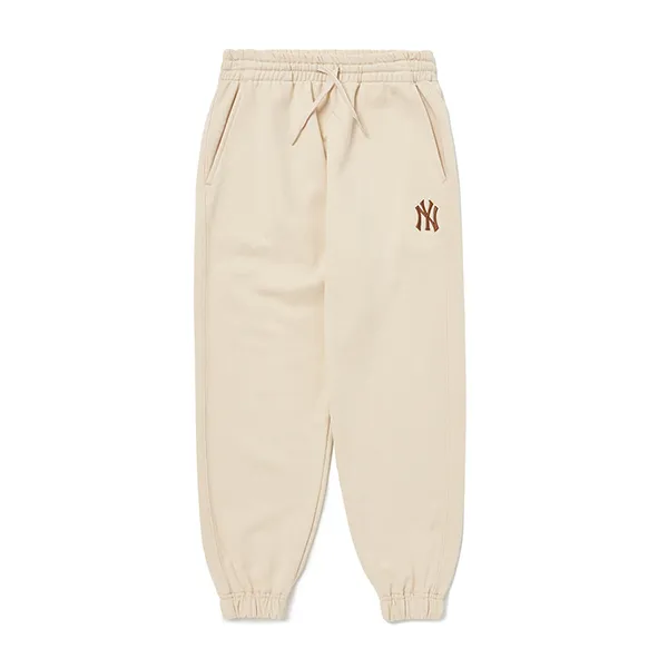Bộ Quần Áo Nỉ MLB Kids Basic Big 7AMTB0124-50BGL/7APTB0124-50BGL Màu Be