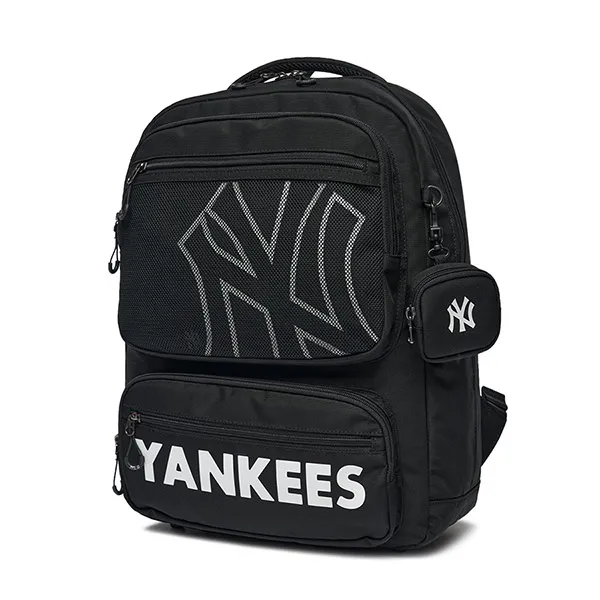 Balo Trẻ Em MLB Bros New York Yankees 7ABK0072N-50BKS Màu Đen (Kèm Túi Đeo Chéo, Túi Rút)