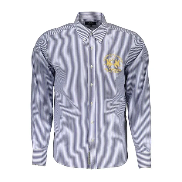 Áo Sơ Mi Nam La Martina Thêu Logo Kẻ Sọc Xanh Size L - Thời trang - Vua Hàng Hiệu