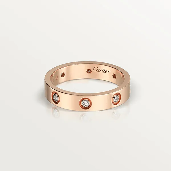 Nhẫn Jewery Luxury Love Wedding Band 8 Diamonds B4050800 Màu Vàng Hồng Size 12 - Trang sức - Vua Hàng Hiệu