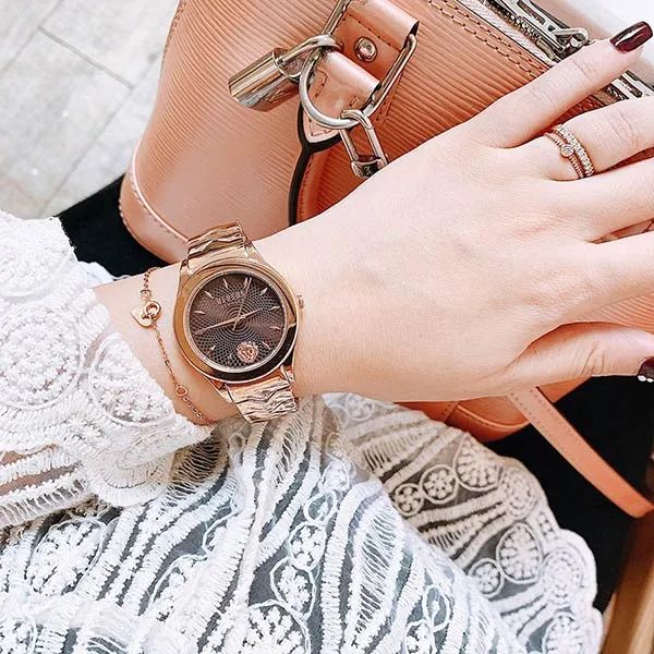 Đồng Hồ Nữ Versus VersaceMount Pleasant Women's Watch VSP561518 Màu Vàng Hồng