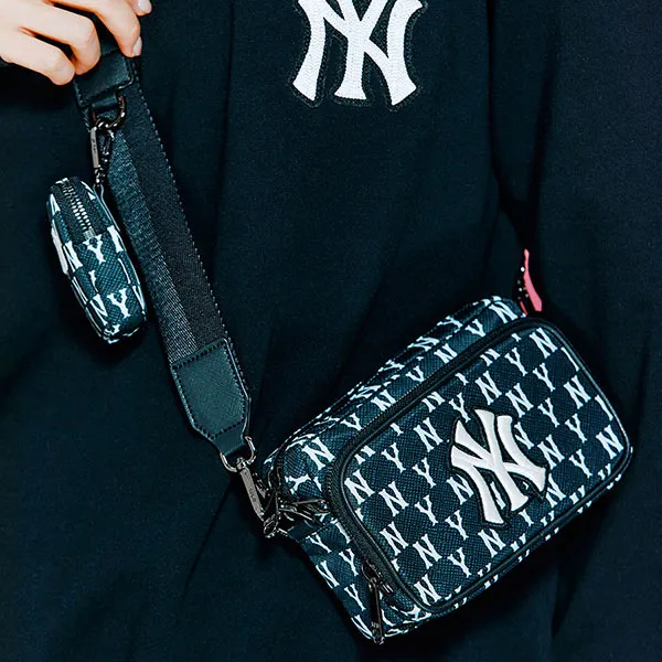 Túi Đeo Chéo MLB Mini Monogram New York Yankees 3ACRS012N-50BKS Màu Đen