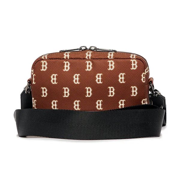 Túi Đeo Chéo MLB Mini Monogram Boston Red Sox 3ACRS012N-43BRD Màu Nâu - Túi xách - Vua Hàng Hiệu