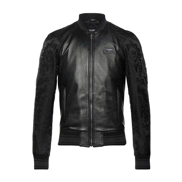 Áo Khoác Nam Dolce & Gabbana D&G Bomber Jacket Black Màu Đen - Thời trang - Vua Hàng Hiệu