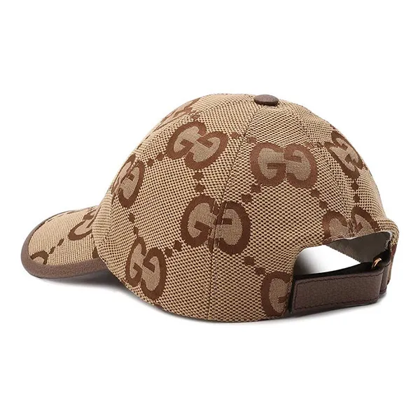 Mũ Lưỡi Trai Gucci Jumbo GG Canvas Baseball Hat Màu Nâu Size M - Mũ nón - Vua Hàng Hiệu