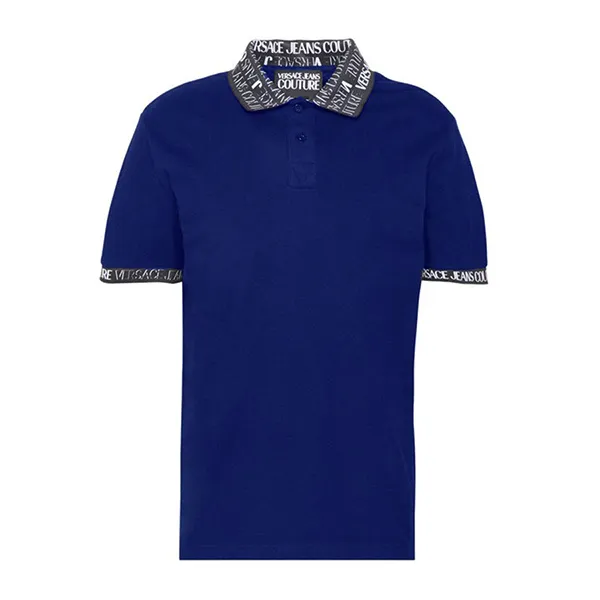 Áo Polo Versace Jeans Couture Logo Polo Blue 73GAGT07 CJ01T 259 Màu Xanh Blue Size M
