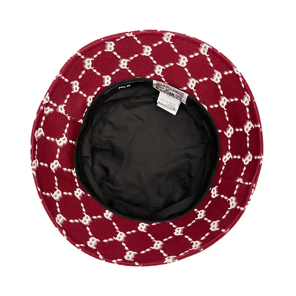 Mũ MLB Bucket Monogram Boston Red Sox 3AHTM032N-43WIS Màu Đỏ - Mũ nón - Vua Hàng Hiệu
