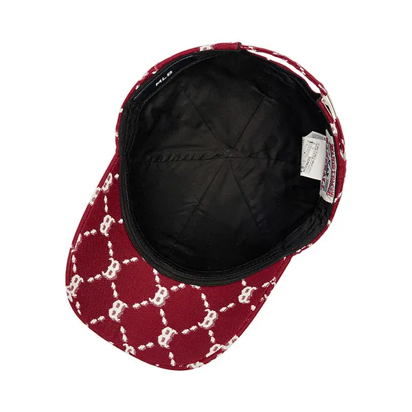 Mũ MLB Diamond Monogram Structure Ball Cap Boston Red Sox 3ACPM032N-43WIS Màu Đỏ