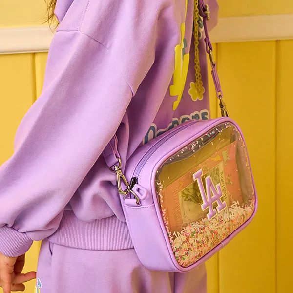 Túi Đeo Chéo Trẻ Em MLB Like Glitter Camera Bag LA Dodgers 7FCRL012N-07LDL Màu Tím