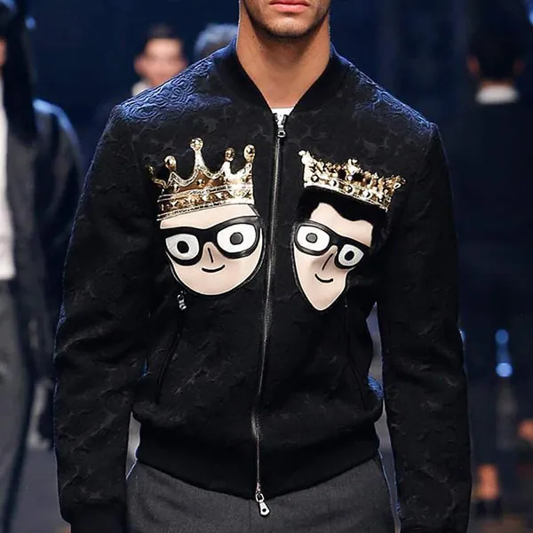 Áo Bomber Nam Dolce & Gabbana D&G Men's Jackets 16085389PP Màu Đen